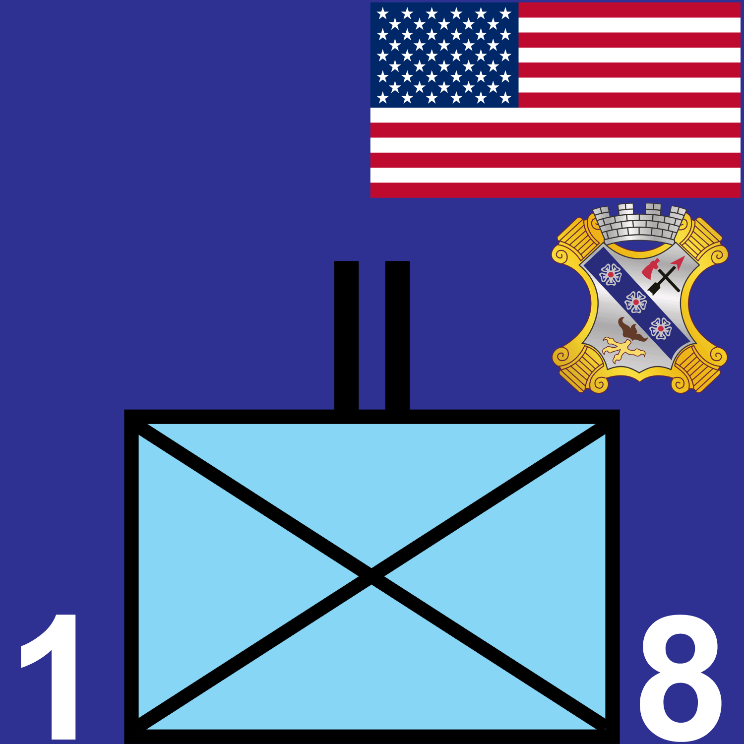 1st Battalion, 8th Infantry marker